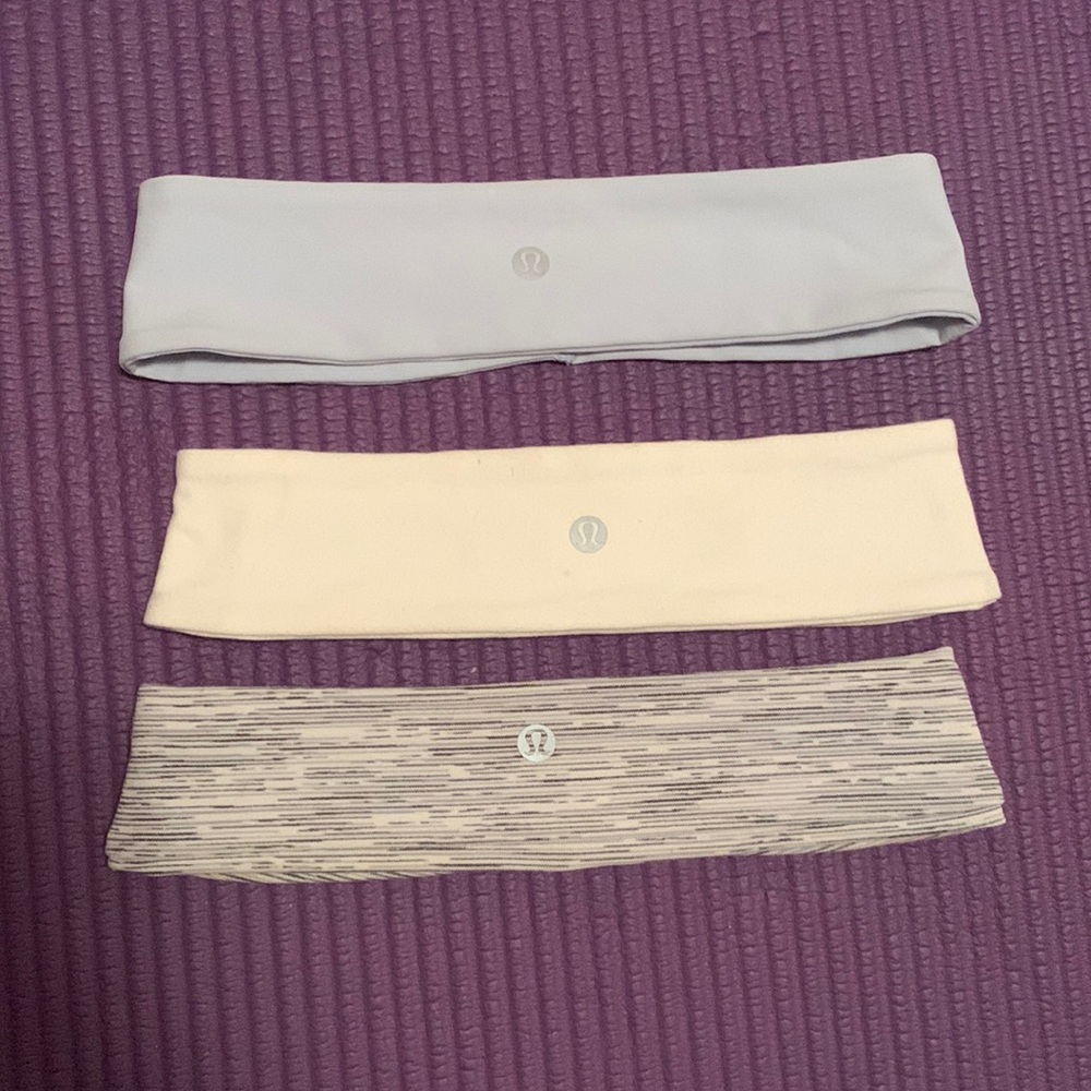 3 lululemon headbands